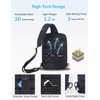 Schkleier Sling Bag USB Anti-theft Laptop Backpack, 13.3 Inch Casual
