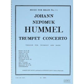 TRUMPET CONCERTO IN E-FLAT MIXED ENSEMBLE/TIMPANI/SC/PARTS(PTION/PTIES)MFB270