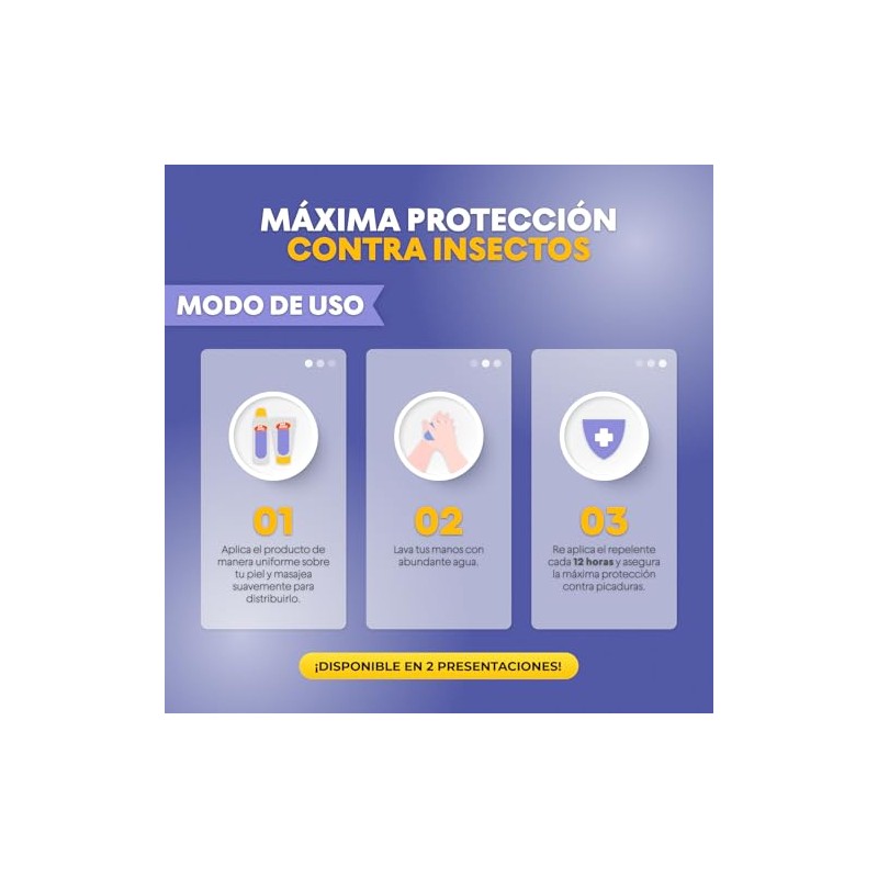 Tripack BYE BITES Repelente de Insectos y Mosquitos 2 Repelentes
