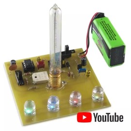 Chaney Electronics CJ304 ^ Geiger Counter w/ Beautiful Firework Fountain Display