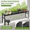 BrightRow 2 Pcs 3.5" W Expandable Window Sill Plant Shelf,