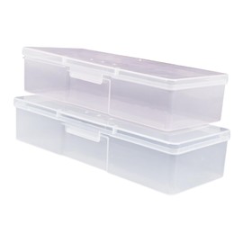 SAFIGLE 4Pcs Manicure Tool Box Nail Art Organizer Storage Containers Compact Nail Tools Holder for Home and Salon Use Present for Birthdays Anniversaries Holidays