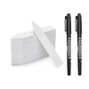 Plant Signs Set, 200 Pieces, White, 10 x 2 cm,