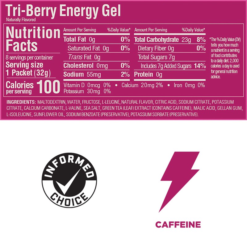 GU Energy Original Sports Nutrition Energy Gel, Vegan, Gluten-Free, Kosher,