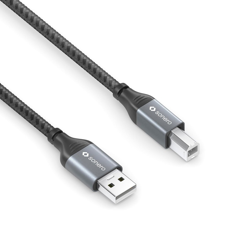 Sonero® USB 2.0 Kabel, Verbindungskabel, Druckerkabel, A-Stecker auf B-Stecker, 480