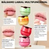 4 Pcs Bee Lip Balm Lip Mask Honey Pot,hidratante Y