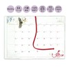Tomoko Hayashi 2025 Close-Pin Notebook, A6, Monthly Squirrel and Flower,