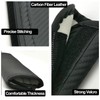 KodiTec 2PCS 50cm Long Carbon Fiber Leather Seat Belt Shoulder