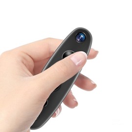 Goluckog Mini Body Camera,1080P Mini Detector Camera with Motion Detection, Indoor Security Nanny Cam for Home/Office/Pet Monitor, Video Recorder No WiFi Needed No Audio Black