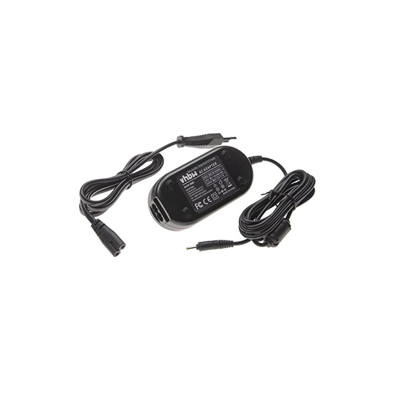 vhbw Camera Power Supply Power Cord Replacement for Canon ACK-800,