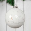 Santa's Workshop 'My 1st Christmas' Baby Ceramic Bauble Tree Decoration
