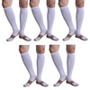 Bcurb Graduated Compression Copper Socks (5 Pair) Below Knee Calves