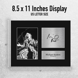 HWC Trading Michael Keaton Beetlejuice Gifts Printed Signed Autograph Picture for Movie Memorabilia Fans - US Letter Size