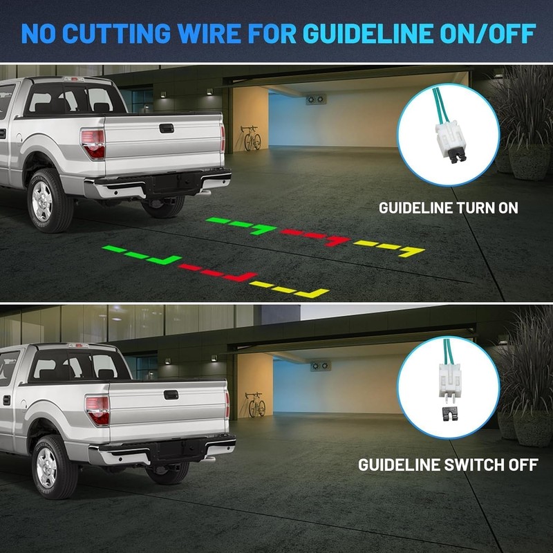 EWAY Tailgate Handle Backup Camera for 2002-2008 Dodge RAM 1500