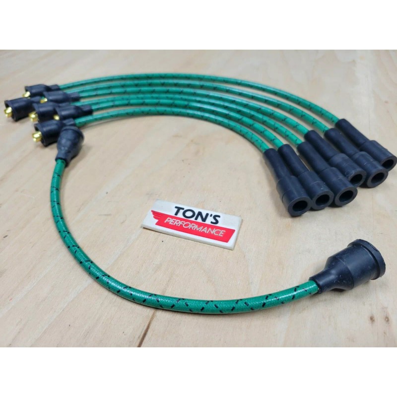 Ton's Performance Chevy 216 235 7mm Cloth Covered Spark Plug
