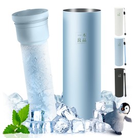 (Japanese Controlled Outdoor Cooling Stick, 6.7 oz (190 g), Lightweight 6.7 oz (190 g), Mini Ice Pack, Ice Bag Thermos, Keeps Cool for 20 Hours, Vacuum Insulation, Rapid Cooling, Can be Used in Cold