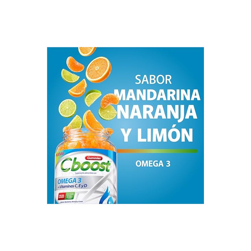 C-Boost - Gomitas con Omega 3 y Vitaminas C, E