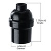 Aplstar E26 E27 Light Socket,8-Pack Black Edison Retro Pendant lamp