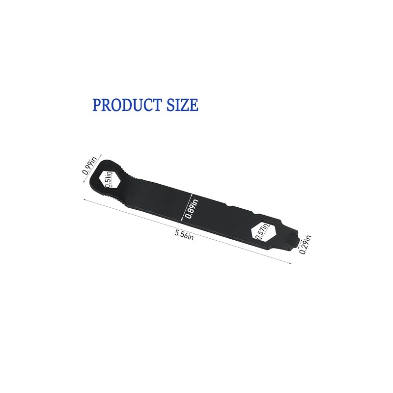 1619X04755 Wrench for skil circular saw,Black 1 Pcs