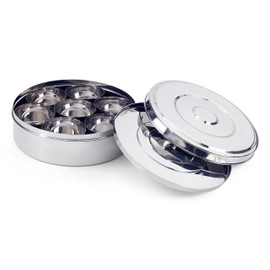 Spice Container - Steel, 7 Seperate compartments, airtight
