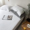 Simple&Opulence Double Fitted Sheet, 100% Natural Linen Bed Sheet with