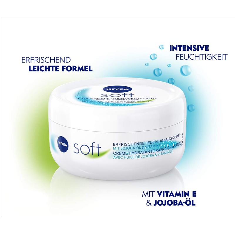 NIVEA Soft Refreshing Moisturising Cream (50 ml), Nourishing Soft Cream