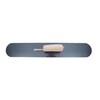 MARSHALLTOWN Fully Rounded Trowel, 24-Inch by 4-Inch Exposed Rivet Blue