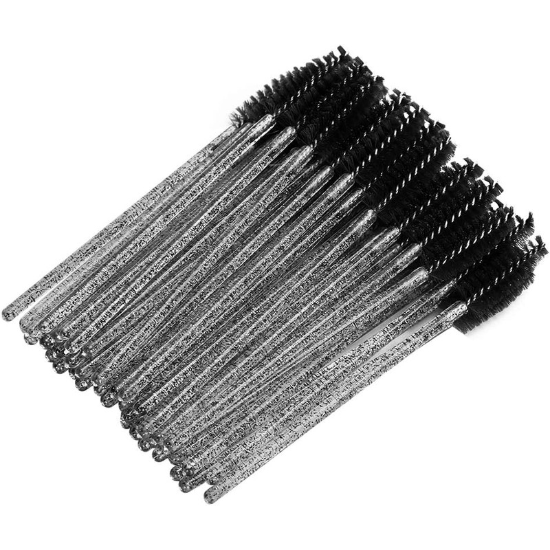Brochas desechables de nailon para máscara de pestañas y cejas: