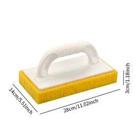 F Fityle Tile Washboard Grout Float for Tile with Handle Compact for Drywall Professional Foam Float