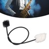 Saxophone Neck Cleaning Brush 50cm Bendable Metal Cotton Thread and