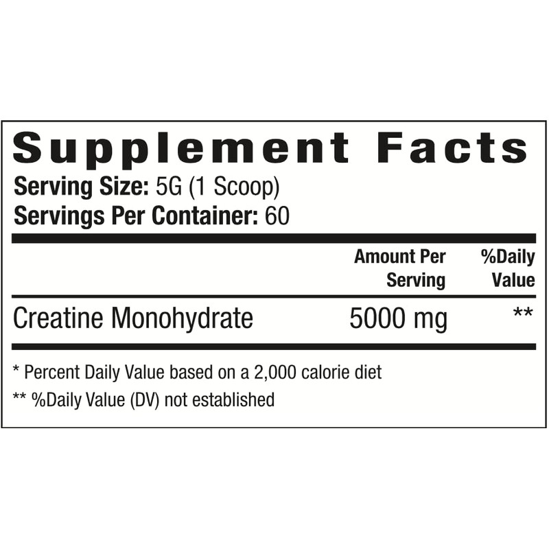 Swolverine Creatine Monohydrate Micronized Creatine Monohydrate Powder, Build Power, Strength,