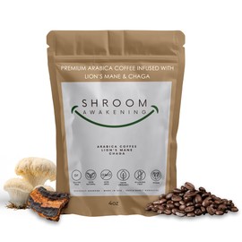 Stop Wasting Mornings Feeling Tired | Mushroom Coffee with Lion’s Mane & Chaga for Long-Lasting Energy, Focus & Wellness | Natural & Jitter-Free | 4oz