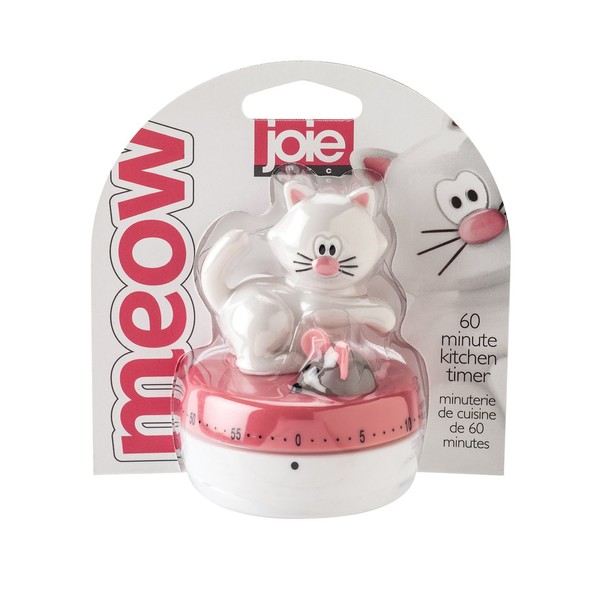 Joie Kitchen Gadgets MIAU 12444 Kitchen Timer, Plastic, Colourful, 15