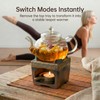 Ceramic Essential Oil Diffuser and Wax Melt Warmer, Aromatherapy Candle