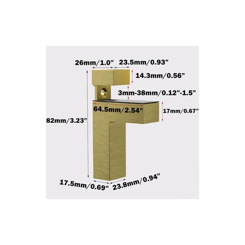 Glass Shelf Brackets , Adjustable 2PCS WoodFloating Shelf Brackets, Mounting