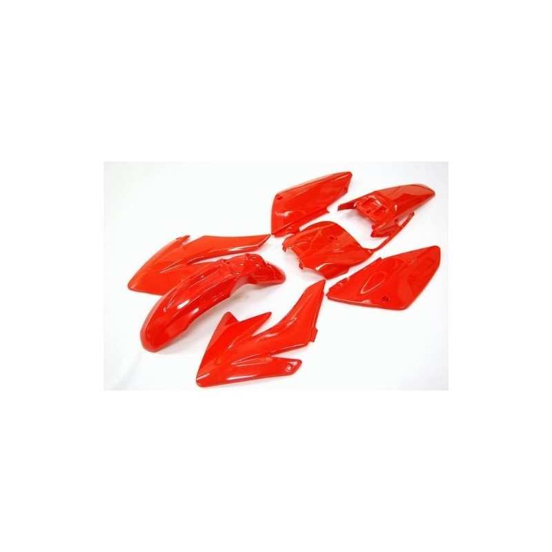 Plastic Fairing Body Kit Black for CRF70 Complete 7 pcs