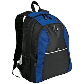 Port Authority Contrast Honeycomb Backpack OSFA Twilight Blue/ Black