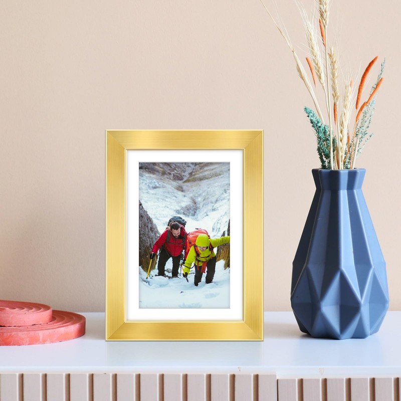 LaVie Home 5x7 Picture Frame Gold, 5 x 7 Frame