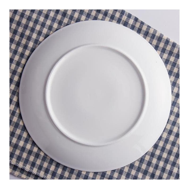 MBBITL Porcelain Appetizer Plates Set of 3, 5 Inch White