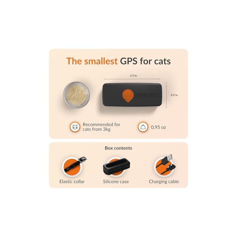 Weenect Weenect Cat XS - NEW GPS Tracker for Cats