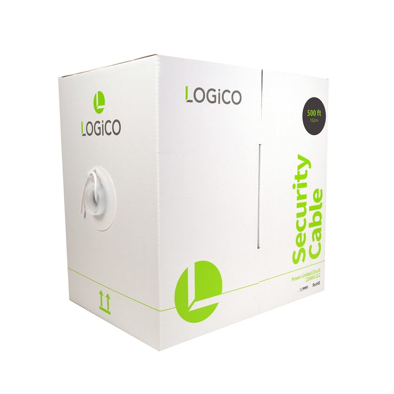 LOGICO Best 500ft 22/6 Shielded CCA Security Alarm Control Wire