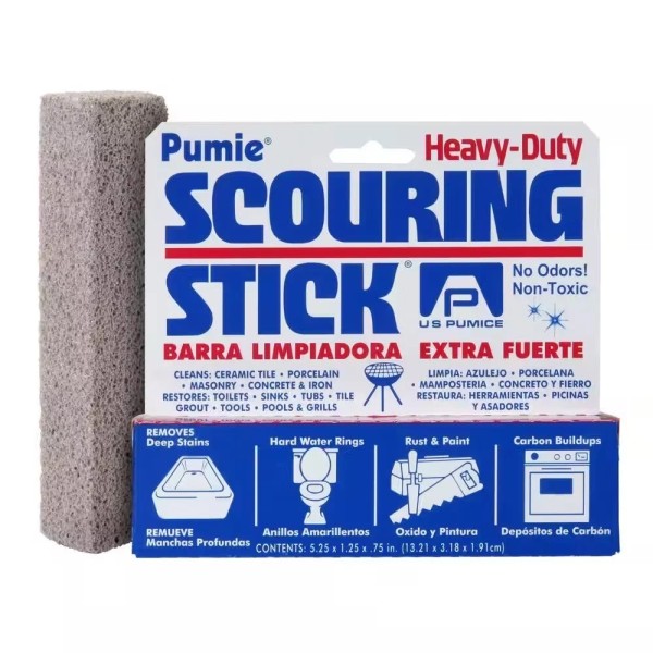 PUMIE Pumice Scouring Stick for Cleaning Most Hard Surfaces, Rust