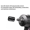 sourcing map 1/2" Drive 6 Point Pneumatic Socket 18mm Metric