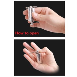 nvyue Magic Pocket Staff for Professional Magician Stage Portable,Pocket Arts Staff Magic Tricks Accessories (110cm Gold-Silver)