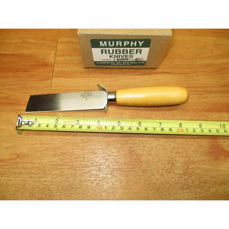 Murphy 4SQRU (BOX OF 12) *NEW* Rubber Knives Knife 4"