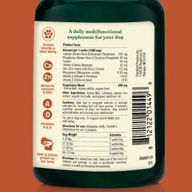 Spirited Paw Health + Vitality - Joint Health & Immune System Support - Healthy Heart & Coat Support - Multivitamin Pet Wellness Supplement - Liver-Flavored Dog Chews - 90 Chewable Wafers