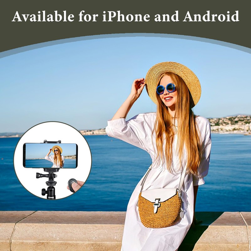 2 Pack Bluetooth Camera Remote Shutter, Selfie Stick Shutter Release
