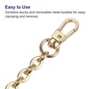 sourcing map Purse Chain Strap, 24"x0.24" Flat Chain Strap Handbag