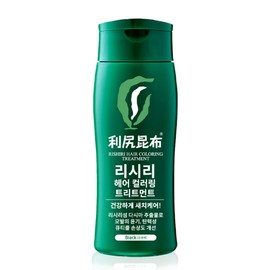 Rishiri Hair Coloring Treatment, Black, 1 Piece / 리시리 헤어 컬러링 트리트먼트, 검정색, 1개