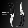 Heavy Duty Poultry Shears, Kitchen Scissors for Food with Anti-Slip